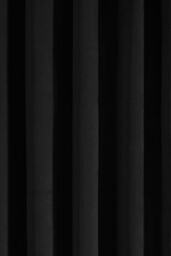 Laurence Llewelyn-Bowen 'Montrose' Velvet Blackout Eyelet Single Panel Door Curtain in Black - Size: 168 cm width x 214 cm drop - thumbnail 3
