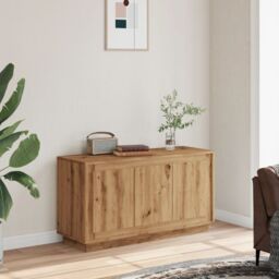 Berkfield Home Sideboard Artisan Oak 102x35x55 cm Engineered Wood in Brown - Size: 102 x 35 x 55 cm