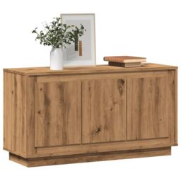 Berkfield Home Sideboard Artisan Oak 102x35x55 cm Engineered Wood in Brown - Size: 102 x 35 x 55 cm - thumbnail 3