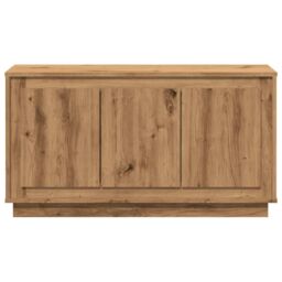 Berkfield Home Sideboard Artisan Oak 102x35x55 cm Engineered Wood in Brown - Size: 102 x 35 x 55 cm - thumbnail 4