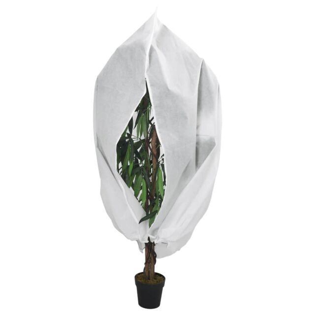 Berkfield Home Plant Fleece Cover with Zip 70 g/m¬≤ 2.36x2 m in White - image 1