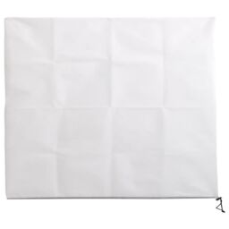 Berkfield Home Plant Fleece Cover with Zip 70 g/m¬≤ 2.36x2 m in White - thumbnail 2