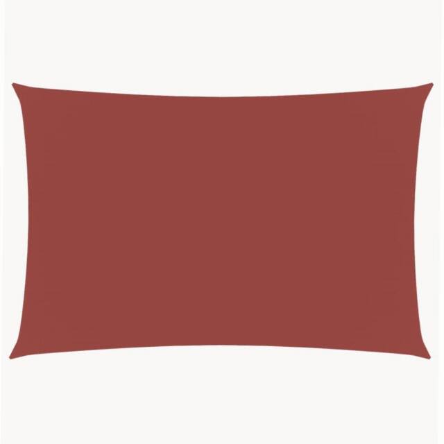 Berkfield Home Sunshade Sail Oxford Fabric Rectangular 2x5 m Terracotta in Burnt Orange - image 1
