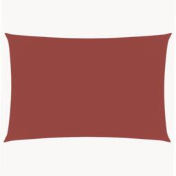 Berkfield Home Sunshade Sail Oxford Fabric Rectangular 2x5 m Terracotta in Burnt Orange - thumbnail 1