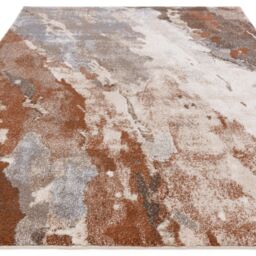 The Rug Shop UK Brown Modern Abstract Polypropylene Easy To Clean Area Rug - Size: 200 cm x 290 cm - thumbnail 7