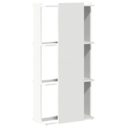 Berkfield Home Bookcase 3-Tier White 60x30x120 cm Engineered Wood - Size: 60 x 30 x 120 cm - thumbnail 6