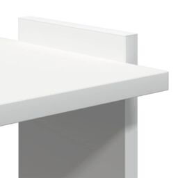 Berkfield Home Bookcase 3-Tier White 60x30x120 cm Engineered Wood - Size: 60 x 30 x 120 cm - thumbnail 7