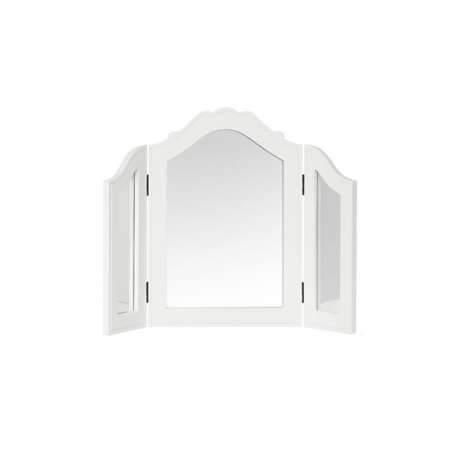 Melody Maison White Tabletop Vanity Mirror - Victoria Range - image 1