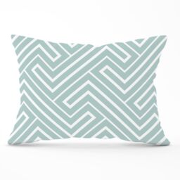 Warren Reed - Designer Geometric Modern Ornment Cushions in Green - Size: 45 cm x 45 cm - thumbnail 1