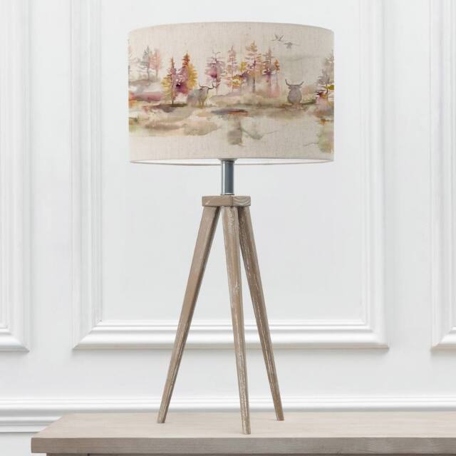 Voyage Maison Aratus Table Lamp With Caledonian Forest Eva Lampshade in Grey - image 1