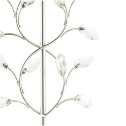 Happy Homewares Modern Tree Branch Designed Table Lamp Base in Plated Polished Chrome in Silver - thumbnail 4