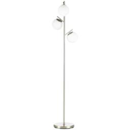 PAWNORA Tree Floor Standing Lamp with 3 Light in Silver