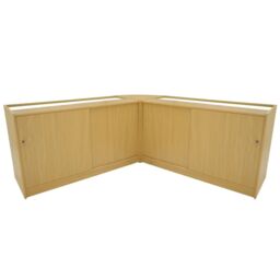 Monstershop Adonis LED Shop Counter Set B1500, C1500 & CM60 - Maple in Beige - thumbnail 2