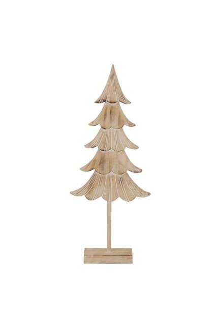 KDMD Large Rustic Fir Tree on Stand - Natural Holiday Decor in Light Brown - image 1