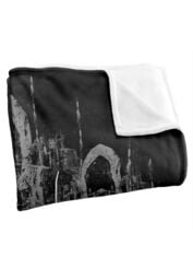 Warner Brothers Lord Of The Rings Ring Wraiths Officially Licensed Silky Touch Super Soft Throw Blanket 152 x 127 cm in White - thumbnail 3