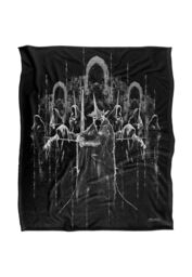 Warner Brothers Lord Of The Rings Ring Wraiths Officially Licensed Silky Touch Super Soft Throw Blanket 152 x 127 cm in White - thumbnail 1