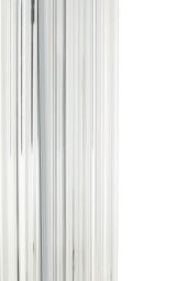 Orsina Silver & Ivory Table Lamp, Tall Ribbed Glass Column with Silver Metal Rings, Modern Table Light - thumbnail 5
