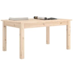 Berkfield Home Coffee Table 80x50x40 cm Solid Wood Pine in Brown - Size: 80 x 50 x 40 cm - thumbnail 6