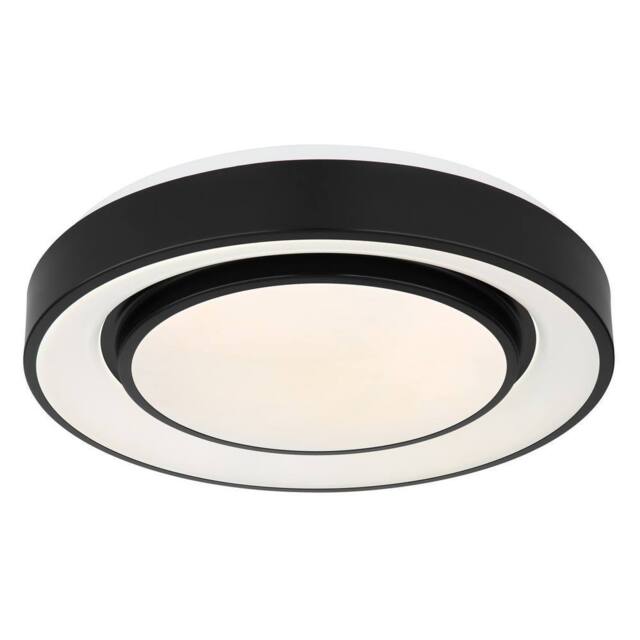 Netlighting Sully Ceiling Light Black LED Dimmable 3000-6500K Remote Control - image 1