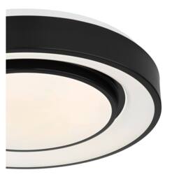 Netlighting Sully Ceiling Light Black LED Dimmable 3000-6500K Remote Control - thumbnail 4