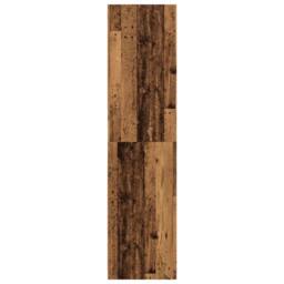 Berkfield Home Wardrobe Old Wood 80x50x200 cm Engineered Wood in Brown - Size: 80 x 50 x 200 cm - thumbnail 5