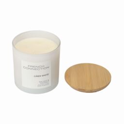 French Connection Pastel Range - Linen White Sea Salt & Coconut Candle 213g (1-Wick) - FCC004WS - Size: XL - thumbnail 2