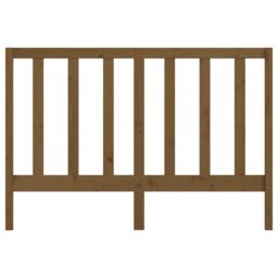 Berkfield Home Bed Headboard Honey Brown 156x4x100 cm Solid Wood Pine - Size: 156 x 4 x 100 cm - thumbnail 4