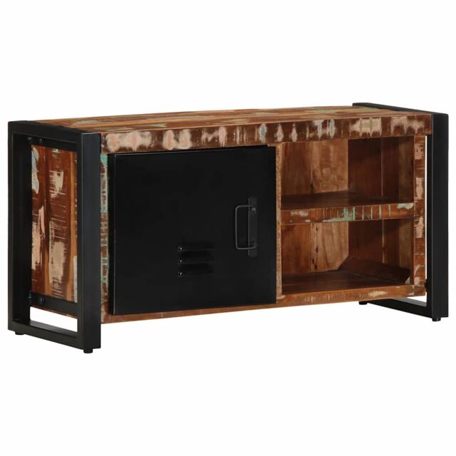 Berkfield Home TV Cabinet 80x30x40 cm Solid Wood Reclaimed in Brown - Size: 80 x 30 x 40 cm - image 1