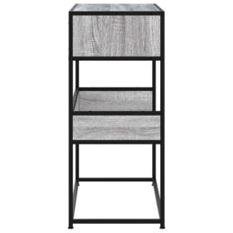 Berkfield Home Console Table Grey Sonoma 90x35x80 cm Engineered Wood - Size: 90 x 35 x 80 cm - thumbnail 5