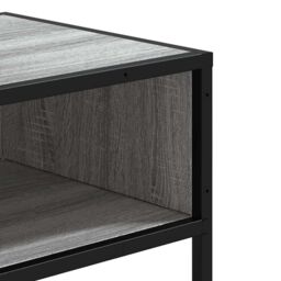 Berkfield Home Console Table Grey Sonoma 90x35x80 cm Engineered Wood - Size: 90 x 35 x 80 cm - thumbnail 7