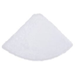 Berkfield Home Christmas Tree Skirt White 122 cm Faux - thumbnail 4
