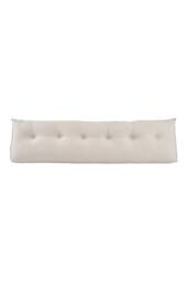 Living and Home Wedge Headboard Pillow with Removable Cover and 2 Bolster Pillows in Beige - thumbnail 5