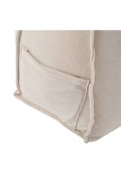 Living and Home Wedge Headboard Pillow with Removable Cover and 2 Bolster Pillows in Beige - thumbnail 8