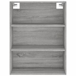 Berkfield Home Highboard Grey Sonoma 69.5x34x180 cm Engineered Wood - thumbnail 6
