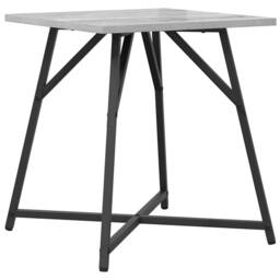 Berkfield Home Set of 2 Side Tables in Grey Sonoma with Engineered Wood & Metal - thumbnail 6