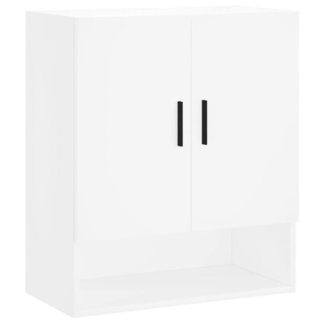 Berkfield Home Wall Cabinet White 60x31x70 cm Engineered Wood - Size: 60 x 31 x 70 cm - image 1