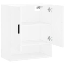 Berkfield Home Wall Cabinet White 60x31x70 cm Engineered Wood - Size: 60 x 31 x 70 cm - thumbnail 6