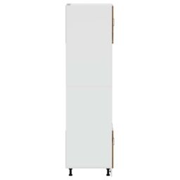 Berkfield Home Oven Cabinets 2 pcs Porto Old Wood Engineered Wood in Brown - thumbnail 6