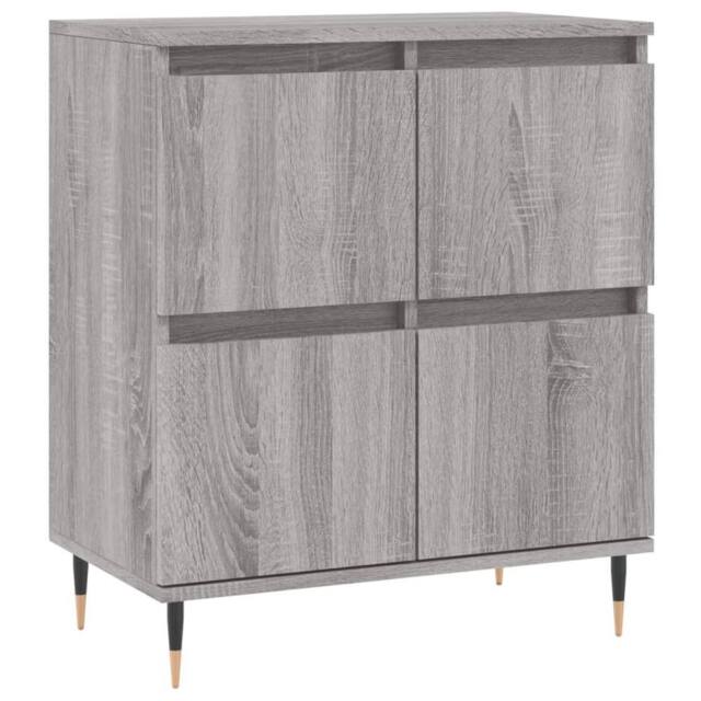 Berkfield Home Sideboard Grey Sonoma 60x35x70 cm Engineered Wood - Size: 60 x 35 x 70 cm - image 1