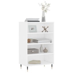 Berkfield Home Highboard White 57x35x90 cm Engineered Wood - Size: 57 x 35 x 90 cm - thumbnail 3