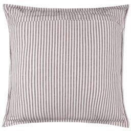 Yard Hayle 100% Cotton Striped Outdoor Cushion in Chocolate - Size: 50 cm x 50 cm - thumbnail 3