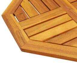 Berkfield Home Table Top 50x50x2 cm Octagonal Solid Wood Acacia in Brown - Size: 50 x 50 x 2 cm - thumbnail 7