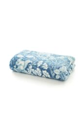 Deyongs Winter Forest 140x180cm Throw - Soft Printed Fleece Blanket - Woodland Animal Design in Mid Blue - Size: 140 cm x 180 cm - thumbnail 2