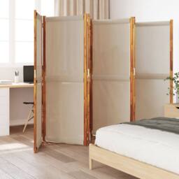Berkfield Home 6-Panel Room Divider Taupe 420x180 cm