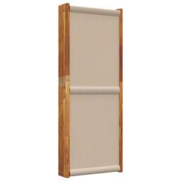 Berkfield Home 6-Panel Room Divider Taupe 420x180 cm - thumbnail 5