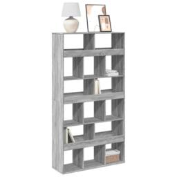 Berkfield Home Classic Bookcase Grey Sonoma 100x33x187.5 cm Engineered Wood - thumbnail 2