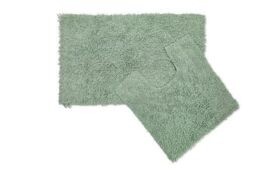 New Edge Blinds Tumble Twist Collection Pure Cotton 2pc Bath set in Green - Size: 50 cm x 80 cm - thumbnail 2