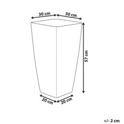 Wyld and Coco Gold Rectangular Planter 30 x 57 cm - All-Weather - thumbnail 4