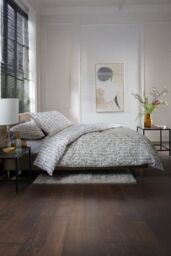 The Lyndon Company Tulle Extrasoft 100% Cotton Breathable Duvet Cover Set in Natural - Size: Super King - thumbnail 3