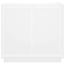 Berkfield Home Sideboard White 80x34x75 cm Engineered Wood - Size: 80 x 34 x 75 cm - thumbnail 5